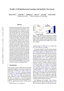 TreeRL: LLM Reinforcement Learning with On-Policy Tree Search
