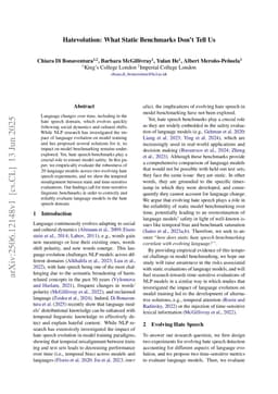 Hatevolution: What Static Benchmarks Don't Tell Us