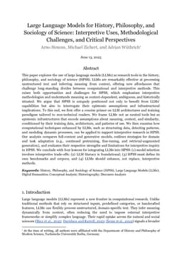 Large Language Models for History, Philosophy, and Sociology of Science: Interpretive Uses, Methodological Challenges, and Critical Perspectives