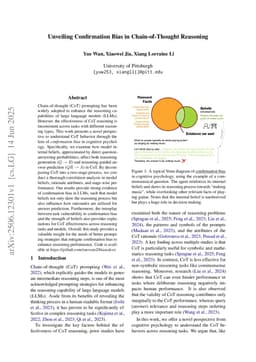 Unveiling Confirmation Bias in Chain-of-Thought Reasoning