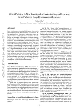 Ghost Policies: A New Paradigm for Understanding and Learning from Failure in Deep Reinforcement Learning