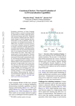 ConsistencyChecker: Tree-based Evaluation of LLM Generalization Capabilities