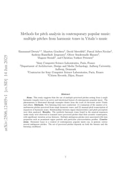 Methods for pitch analysis in contemporary popular music: multiple pitches from harmonic tones in Vitalic's music