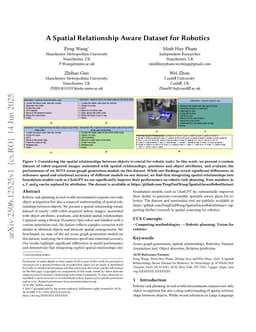 A Spatial Relationship Aware Dataset for Robotics
