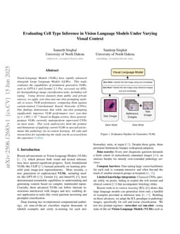 Evaluating Cell Type Inference in Vision Language Models Under Varying Visual Context