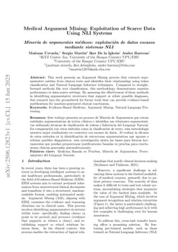 Medical Argument Mining: Exploitation of Scarce Data Using NLI Systems