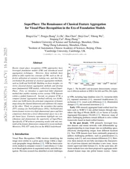 SuperPlace: The Renaissance of Classical Feature Aggregation for Visual Place Recognition in the Era of Foundation Models