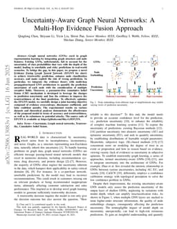 Uncertainty-Aware Graph Neural Networks: A Multi-Hop Evidence Fusion Approach