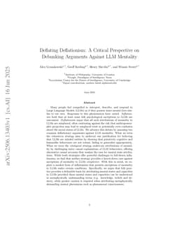 Deflating Deflationism: A Critical Perspective on Debunking Arguments Against LLM Mentality