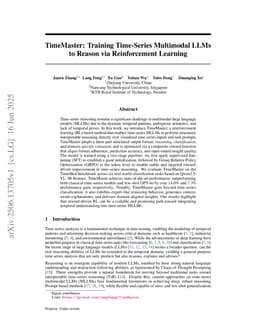 TimeMaster: Training Time-Series Multimodal LLMs to Reason via Reinforcement Learning