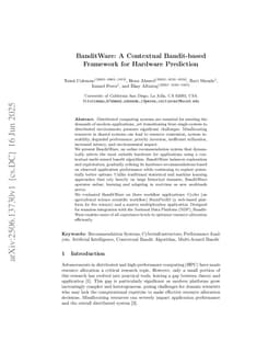 BanditWare: A Contextual Bandit-based Framework for Hardware Prediction