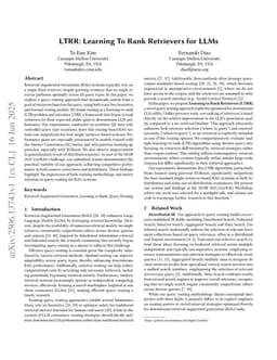 LTRR: Learning To Rank Retrievers for LLMs