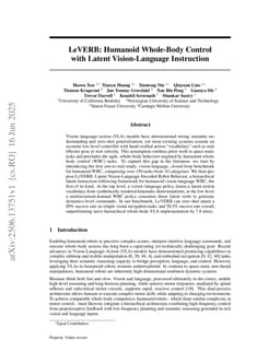 LeVERB: Humanoid Whole-Body Control with Latent Vision-Language Instruction