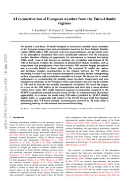 AI reconstruction of European weather from the Euro-Atlantic regimes