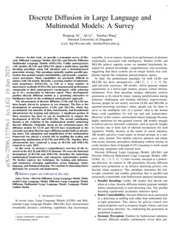 Discrete Diffusion in Large Language and Multimodal Models: A Survey