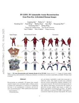 PF-LHM: 3D Animatable Avatar Reconstruction from Pose-free Articulated Human Images