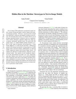 Hidden Bias in the Machine: Stereotypes in Text-to-Image Models
