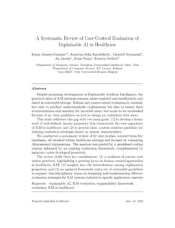 A Systematic Review of User-Centred Evaluation of Explainable AI in Healthcare