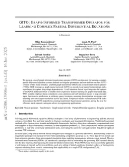 GITO: Graph-Informed Transformer Operator for Learning Complex Partial Differential Equations