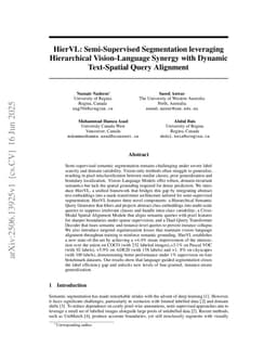 HierVL: Semi-Supervised Segmentation leveraging Hierarchical Vision-Language Synergy with Dynamic Text-Spatial Query Alignment