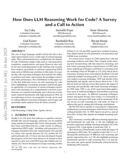 How Does LLM Reasoning Work for Code? A Survey and a Call to Action