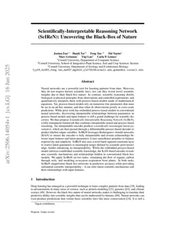 Scientifically-Interpretable Reasoning Network (ScIReN): Uncovering the Black-Box of Nature