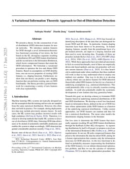 A Variational Information Theoretic Approach to Out-of-Distribution Detection