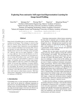 Exploring Non-contrastive Self-supervised Representation Learning for Image-based Profiling
