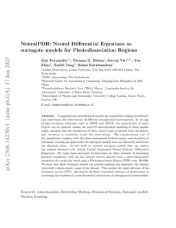 NeuralPDR: Neural Differential Equations as surrogate models for Photodissociation Regions