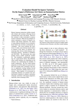 Evaluation Should Not Ignore Variation: On the Impact of Reference Set Choice on Summarization Metrics