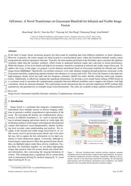 GrFormer: A Novel Transformer on Grassmann Manifold for Infrared and Visible Image Fusion