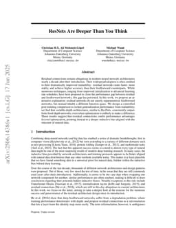 ResNets Are Deeper Than You Think