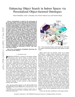 Enhancing Object Search in Indoor Spaces via Personalized Object-factored Ontologies