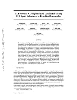 GUI-Robust: A Comprehensive Dataset for Testing GUI Agent Robustness in Real-World Anomalies