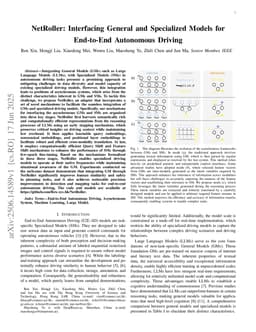 NetRoller: Interfacing General and Specialized Models for End-to-End Autonomous Driving