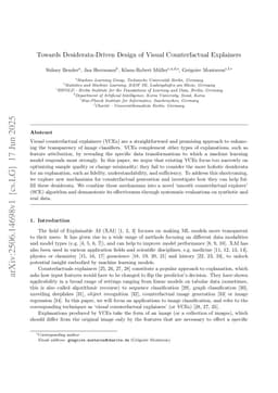 Towards Desiderata-Driven Design of Visual Counterfactual Explainers