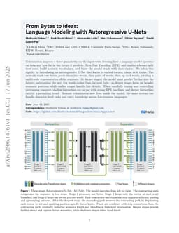 From Bytes to Ideas: Language Modeling with Autoregressive U-Nets