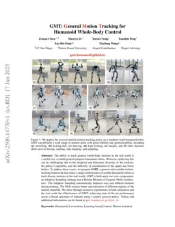 GMT: General Motion Tracking for Humanoid Whole-Body Control