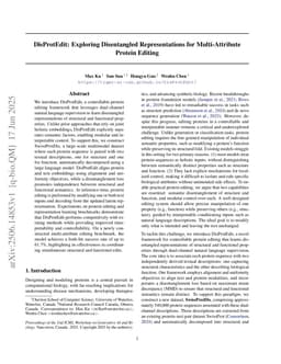 DisProtEdit: Exploring Disentangled Representations for Multi-Attribute Protein Editing