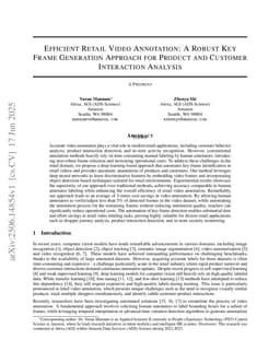Efficient Retail Video Annotation: A Robust Key Frame Generation Approach for Product and Customer Interaction Analysis