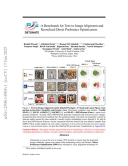 DETONATE: A Benchmark for Text-to-Image Alignment and Kernelized Direct Preference Optimization