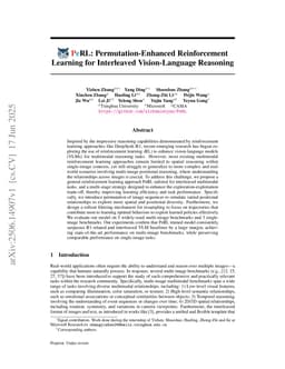 PeRL: Permutation-Enhanced Reinforcement Learning for Interleaved Vision-Language Reasoning