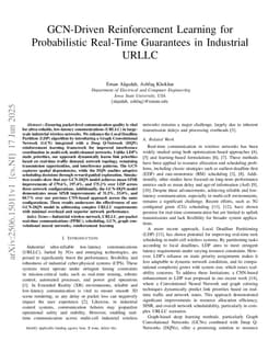 GCN-Driven Reinforcement Learning for Probabilistic Real-Time Guarantees in Industrial URLLC