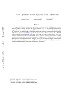 Muon Optimizes Under Spectral Norm Constraints