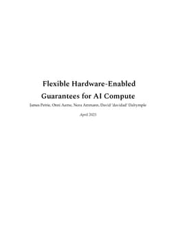 Flexible Hardware-Enabled Guarantees for AI Compute