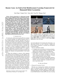 Booster Gym: An End-to-End Reinforcement Learning Framework for Humanoid Robot Locomotion
