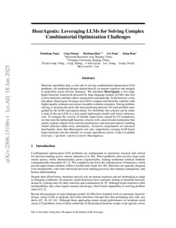 HeurAgenix: Leveraging LLMs for Solving Complex Combinatorial Optimization Challenges