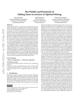 The Pitfalls and Potentials of Adding Gene-invariance to Optimal Mixing