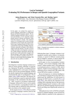 Lost in Variation? Evaluating NLI Performance in Basque and Spanish Geographical Variants