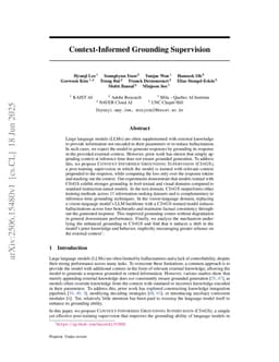 Context-Informed Grounding Supervision